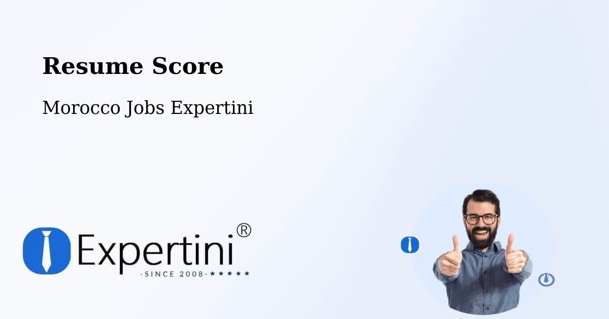 Resume Score & Job Description Match Tool – Kasba Tadla - Morocco Jobs Expertini